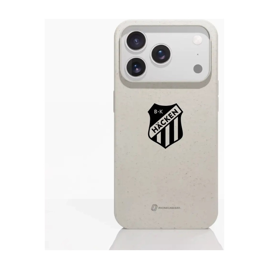Phonecases3D iPhone 17 Pro BK Häcken komposterbart cover, hvid billede 1
