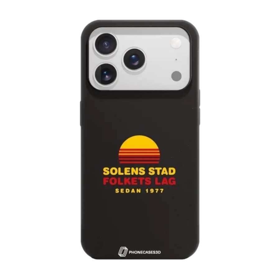 Phonecases3D iPhone 17 Pro Luleå HF komposterbart cover, sort billede 1
