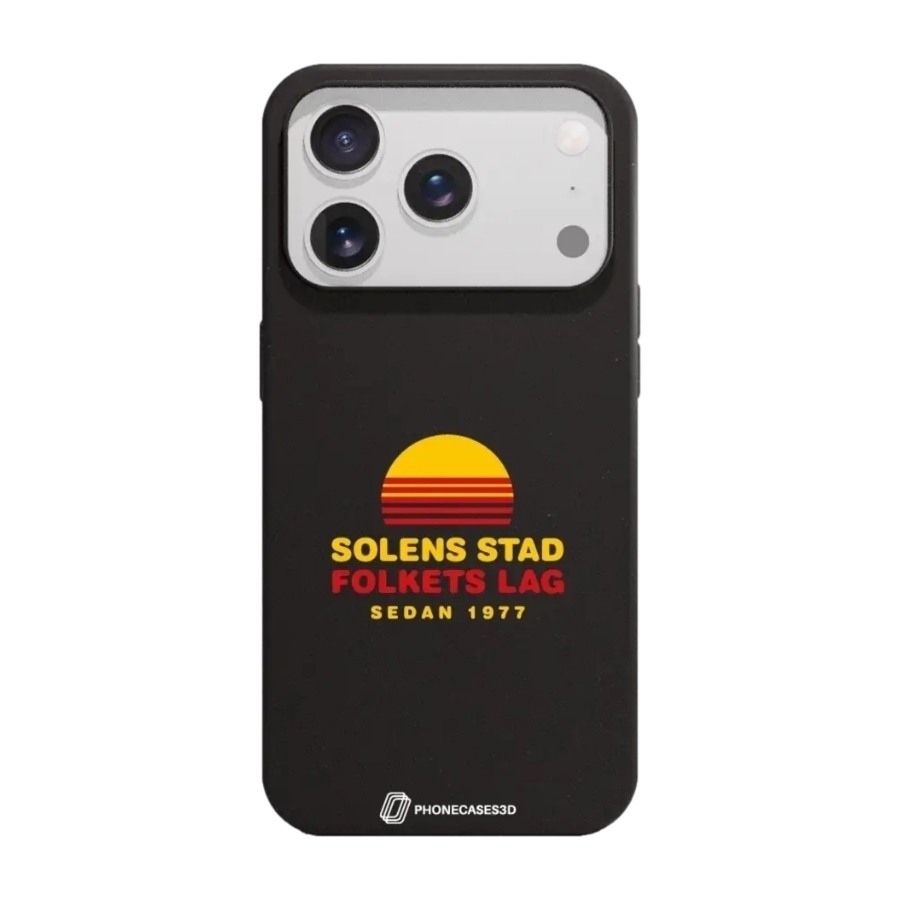 Phonecases3D iPhone 17 Pro Max Luleå HF komposterbart cover, sort billede 1