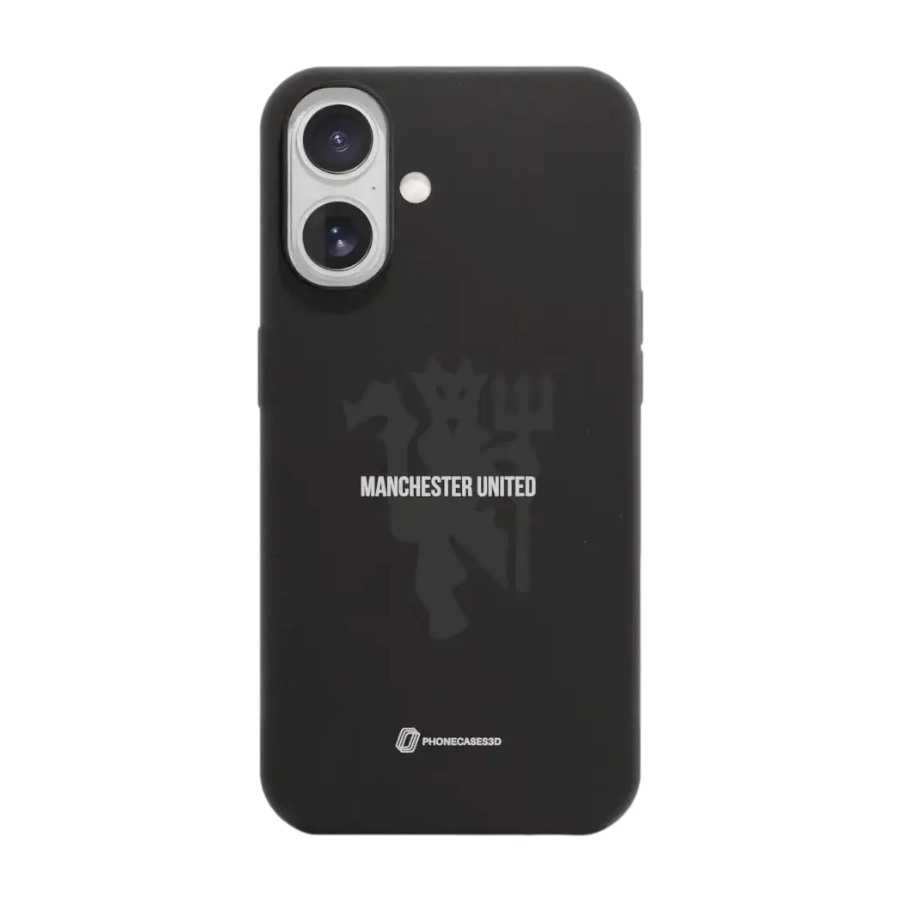 Phonecases3D iPhone 17 Manchester United FC komposterbart cover, sort billede 1
