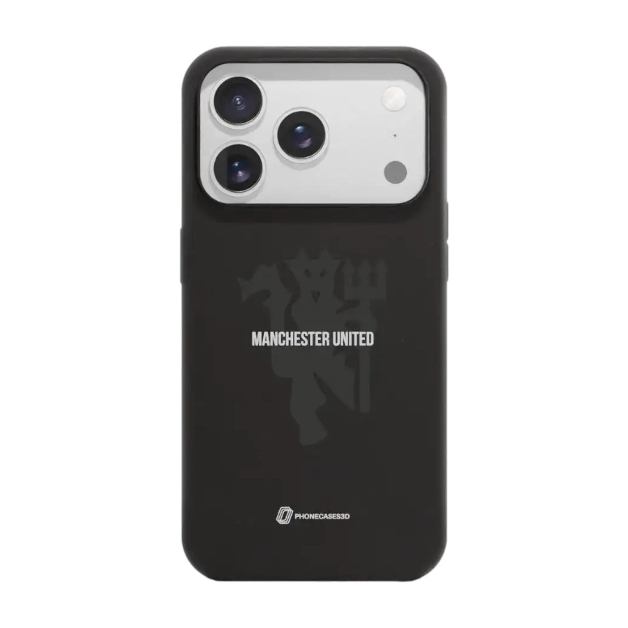 Phonecases3D iPhone 17 Pro Manchester United FC komposterbart cover, sort billede 1