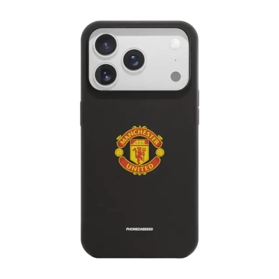 Phonecases3D iPhone 17 Pro Manchester United FC komposterbart cover, sort billede 1