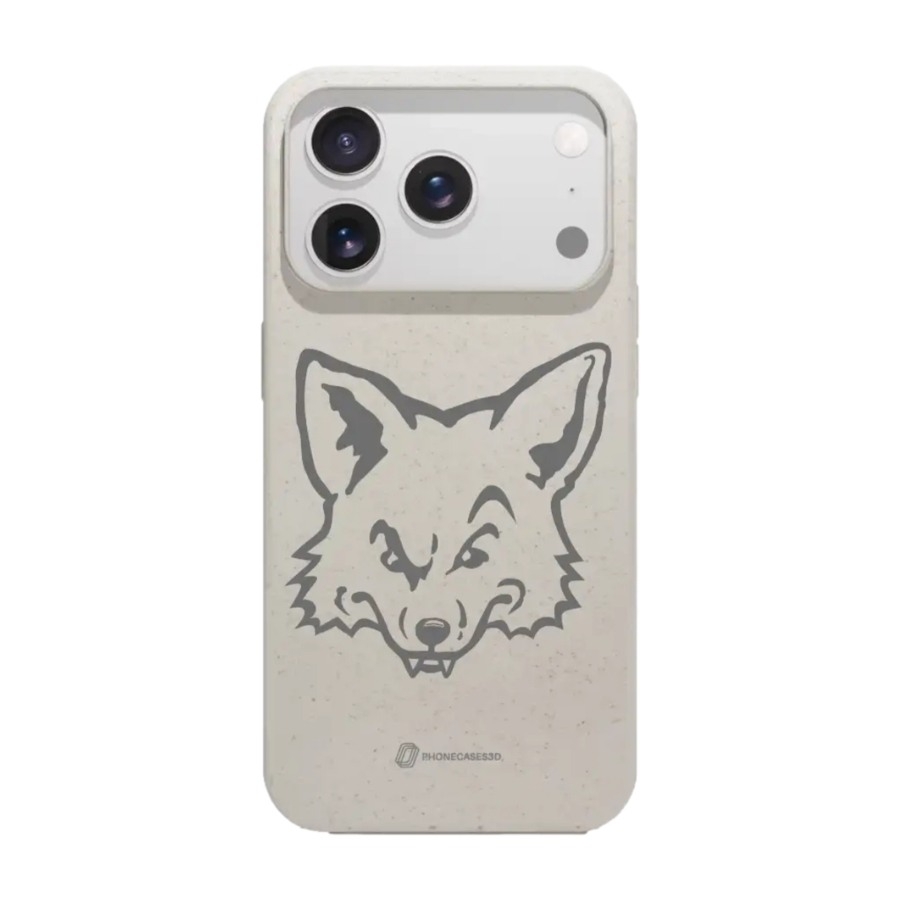 Phonecases3D iPhone 17 Pro Max Pixbo IBK komposterbart cover, hvid billede 1