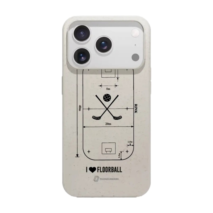 Phonecases3D iPhone 17 Pro Max Pixbo IBK komposterbart cover, hvid billede 1