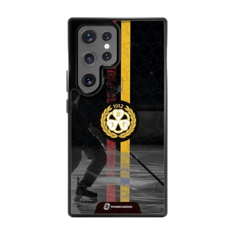 Phonecases3D Samsung Galaxy S25 Ultra Brynäs IF 3D mobilcover, sort billede 1