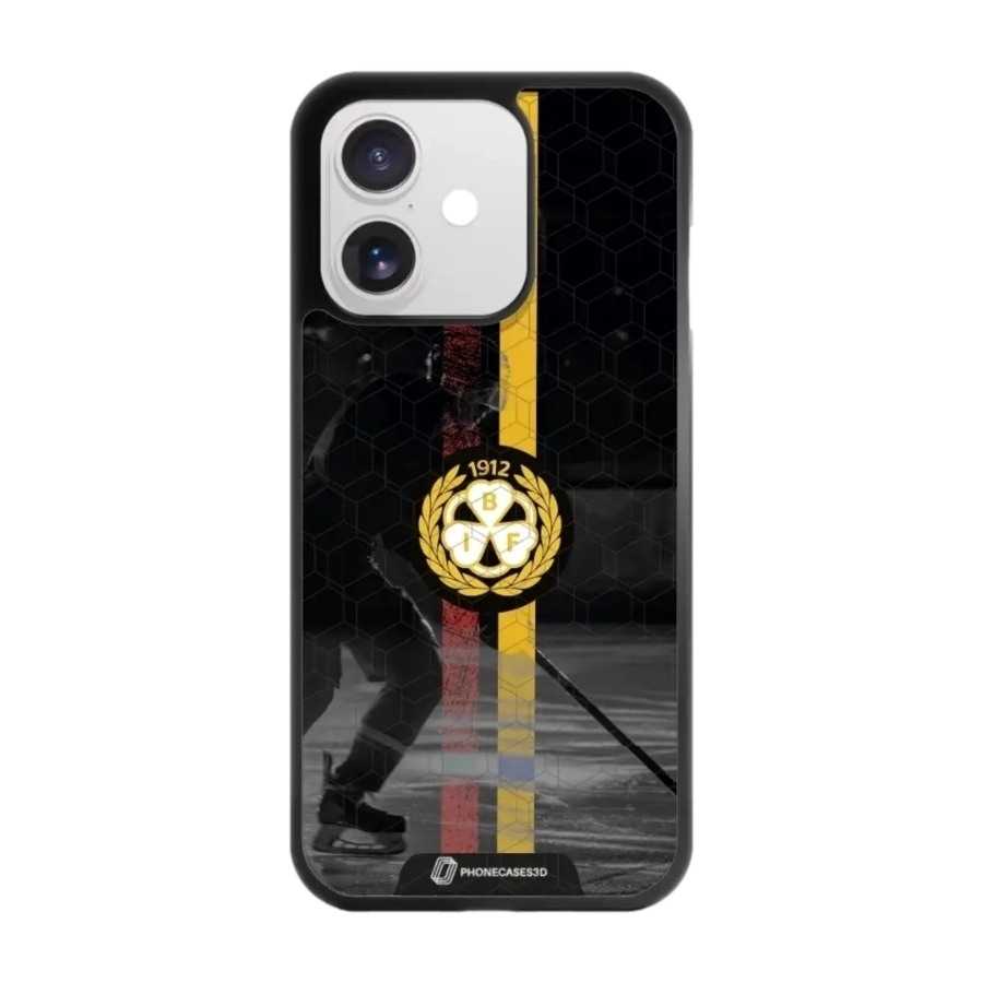 Phonecases3D iPhone 17 Brynäs IF 3D mobilcover, sort billede 1