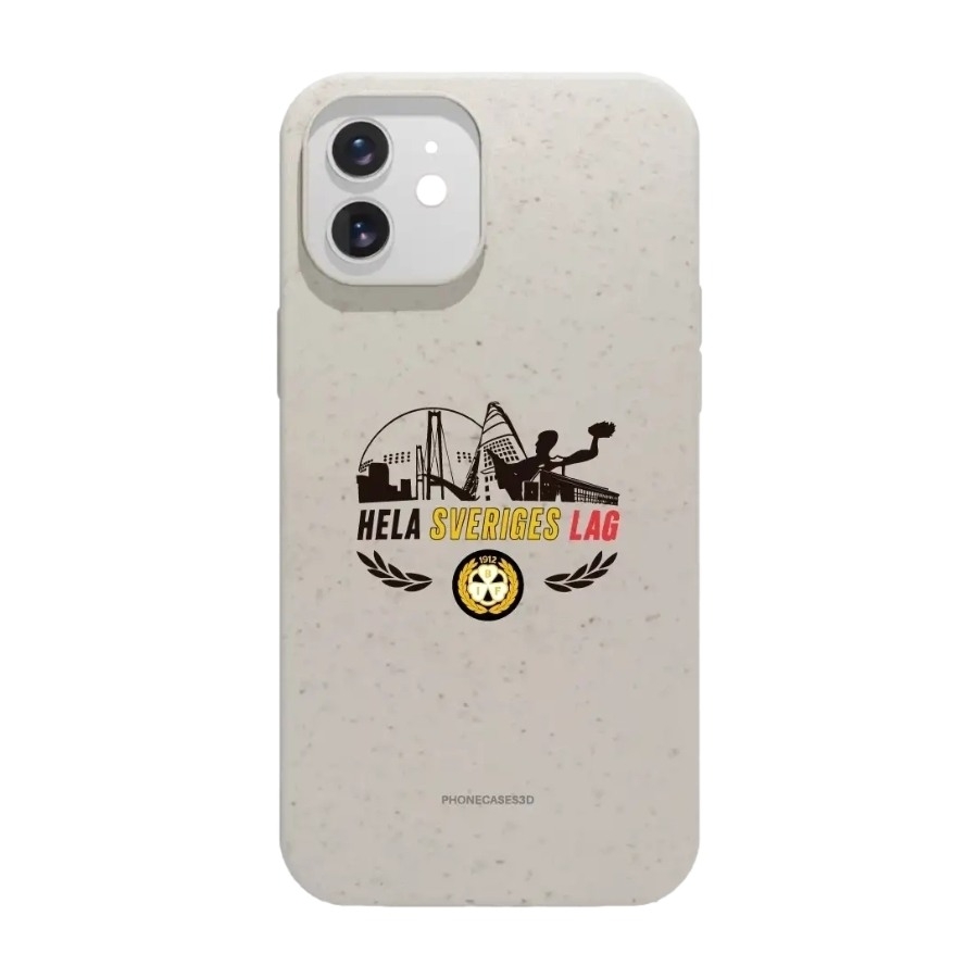 Phonecases3D iPhone 12 Brynäs IF komposterbart cover, hvid billede 1
