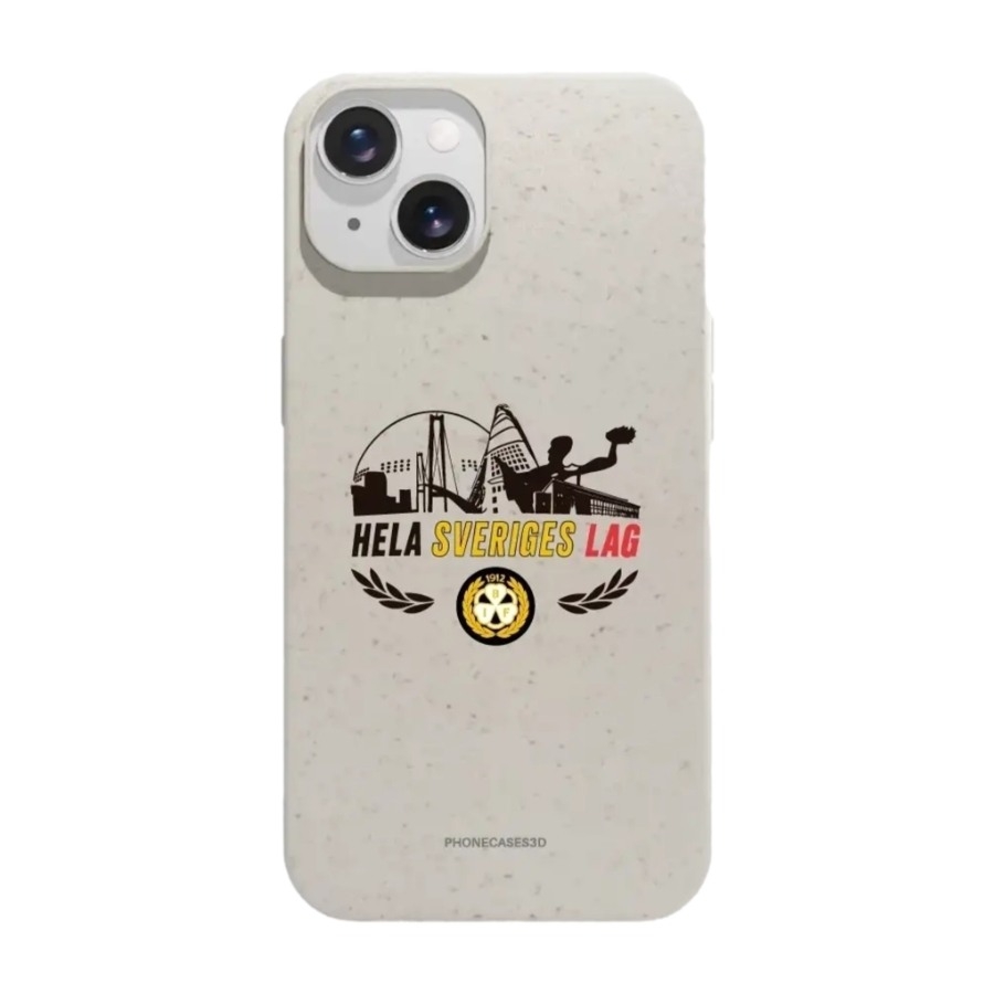 Phonecases3D iPhone 14 Brynäs IF komposterbart cover, hvid billede 1