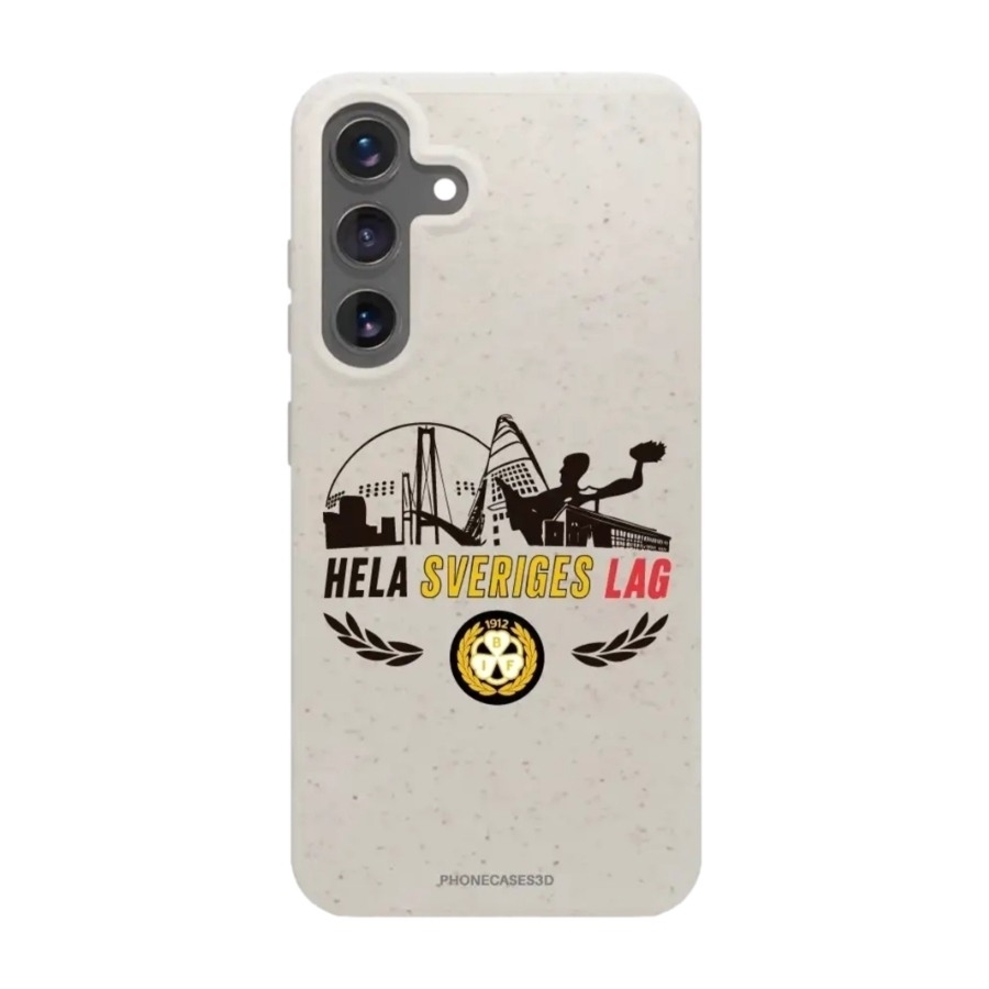 Phonecases3D Samsung Galaxy S25+ Brynäs IF komposterbart cover, hvid billede 1