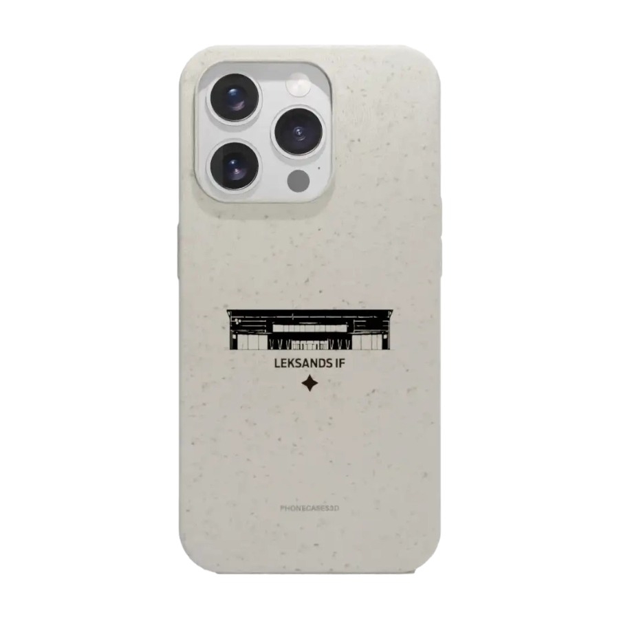 Phonecases3D iPhone 16 Pro Leksands IF komposterbart cover, hvid billede 1
