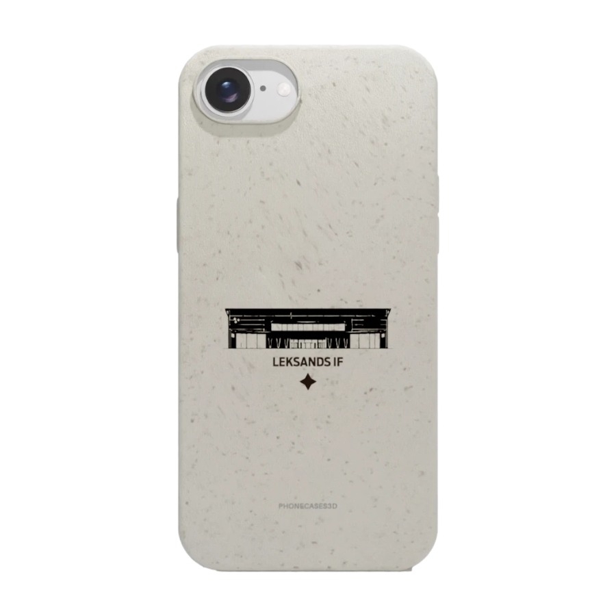 Phonecases3D iPhone 17e/16e Leksands IF komposterbart cover, hvid billede 1