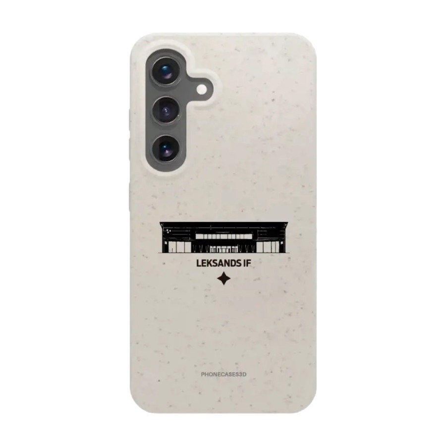 Phonecases3D Samsung Galaxy S25 Leksands IF komposterbart cover, hvid billede 1