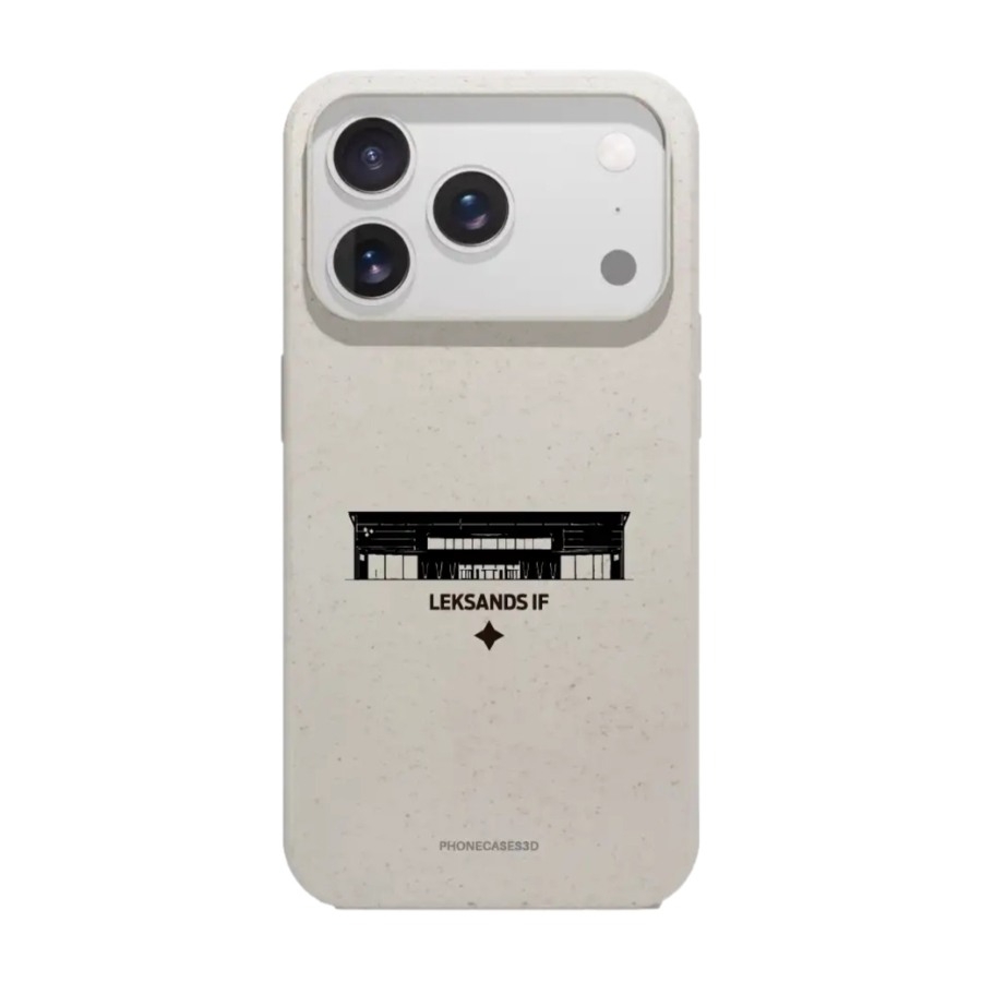 Phonecases3D iPhone 17 Pro Leksands IF komposterbart cover, hvid billede 1