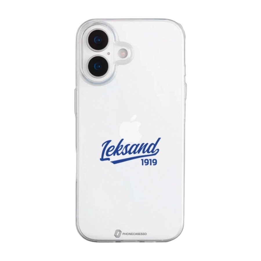 Phonecases3D iPhone 17 Leksands IF Clear case -mobilcover, hvid billede 1
