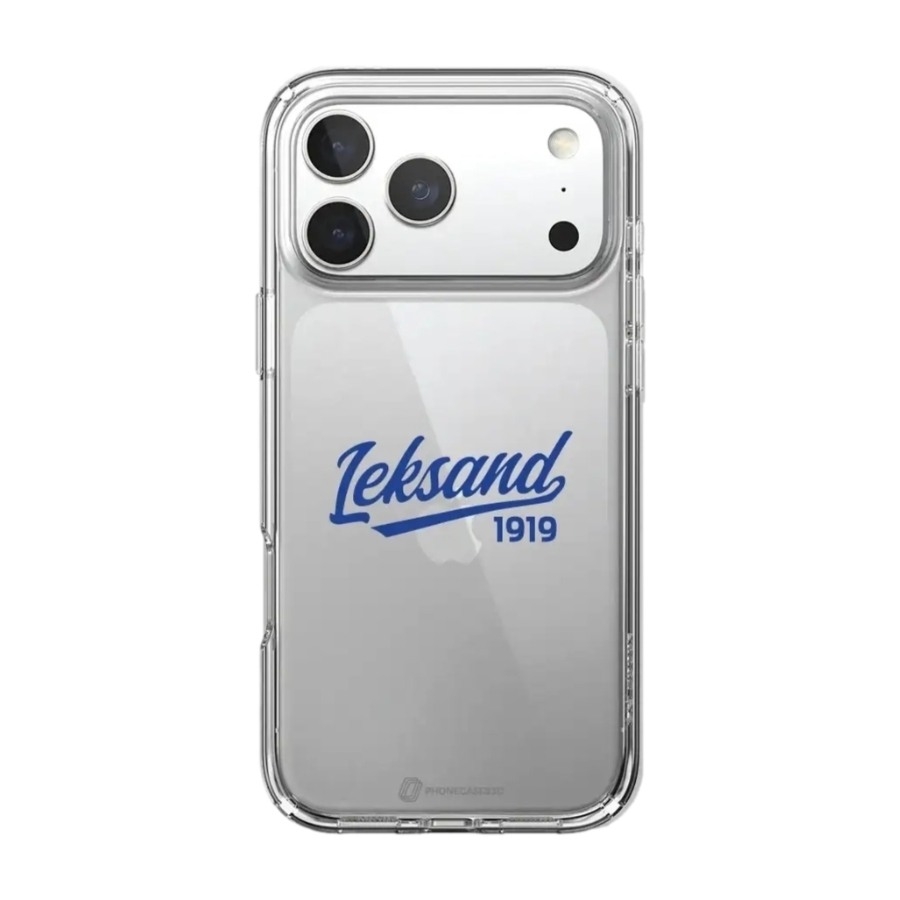 Phonecases3D iPhone 17 Pro Max Leksands IF Clear case -mobilcover, hvid billede 1
