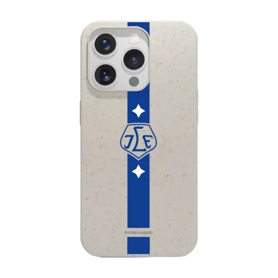 Phonecases3D iPhone 15 Pro Leksands IF komposterbart cover, hvid billede 1