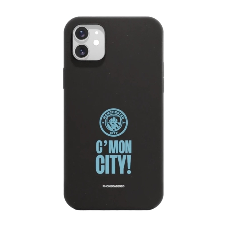 Phonecases3D iPhone 11 Man City komposterbart cover, sort billede 1