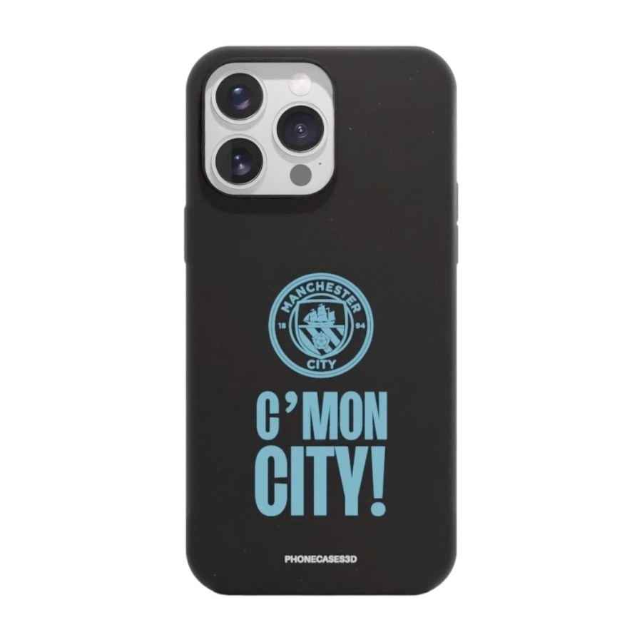 Phonecases3D iPhone 16 Pro Max Man City komposterbart cover, sort billede 1