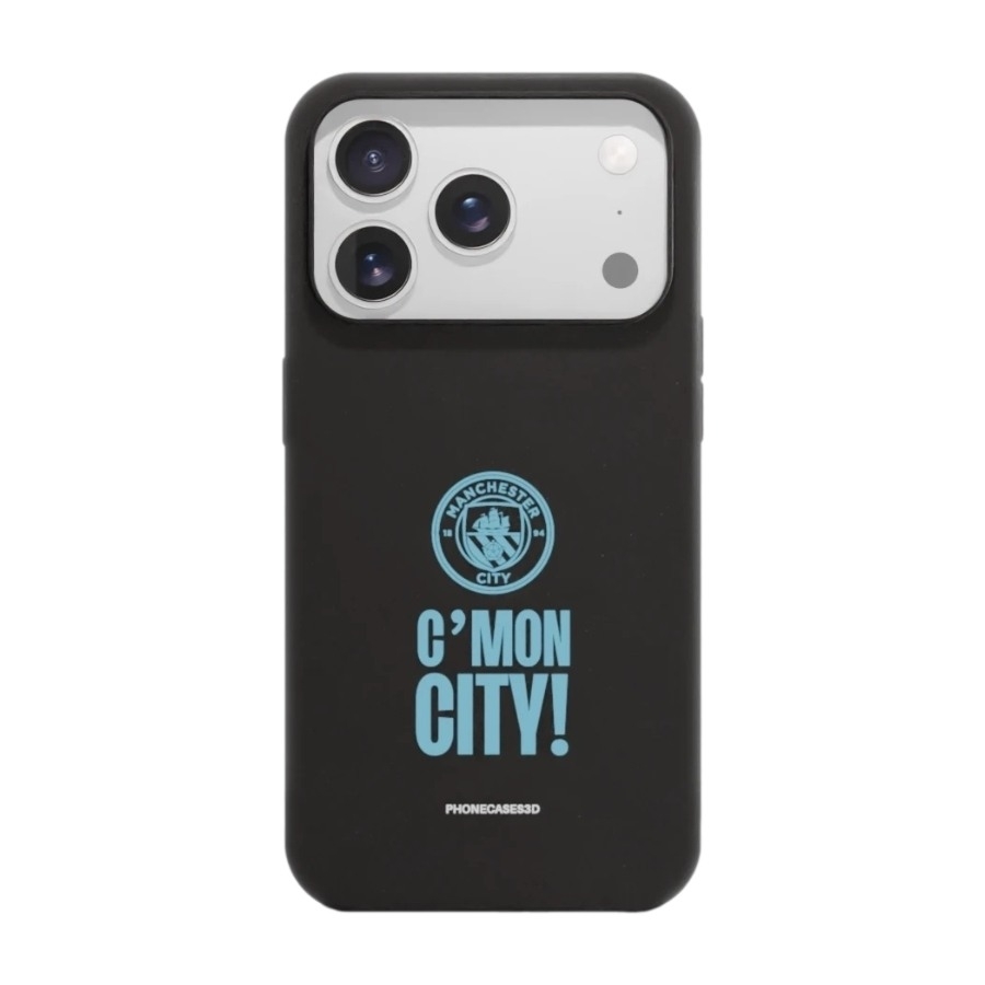 Phonecases3D iPhone 17 Pro Man City komposterbart cover, sort billede 1