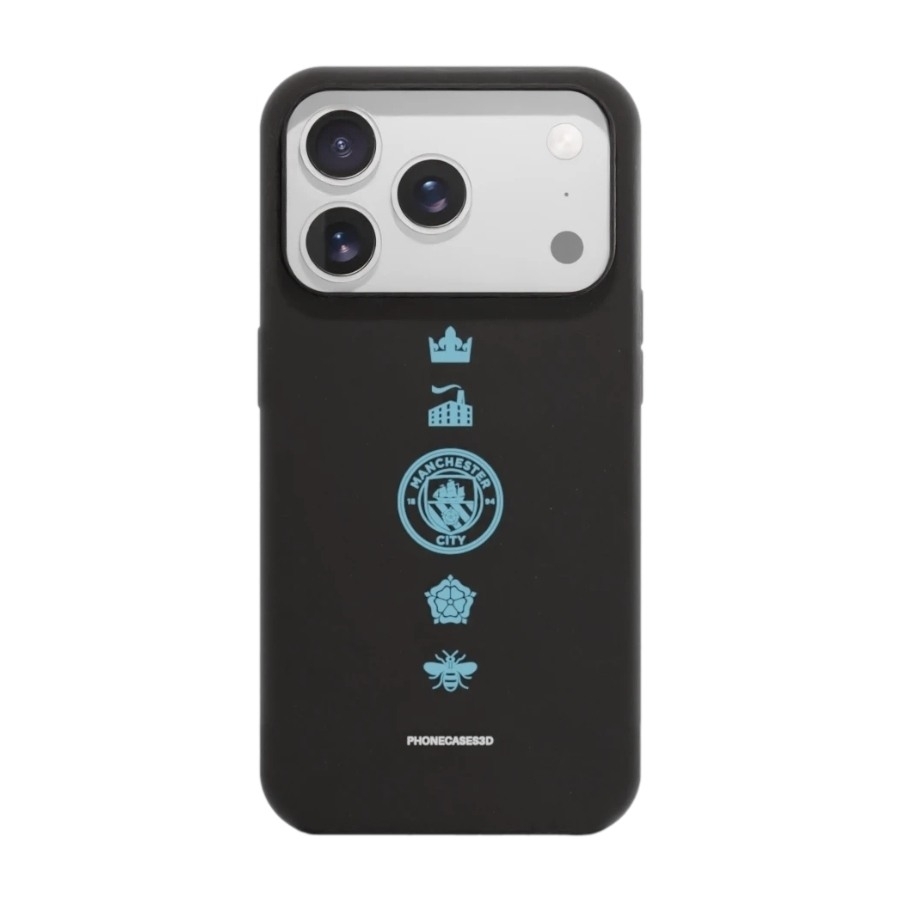 Phonecases3D iPhone 17 Pro Man City komposterbart cover, sort billede 1