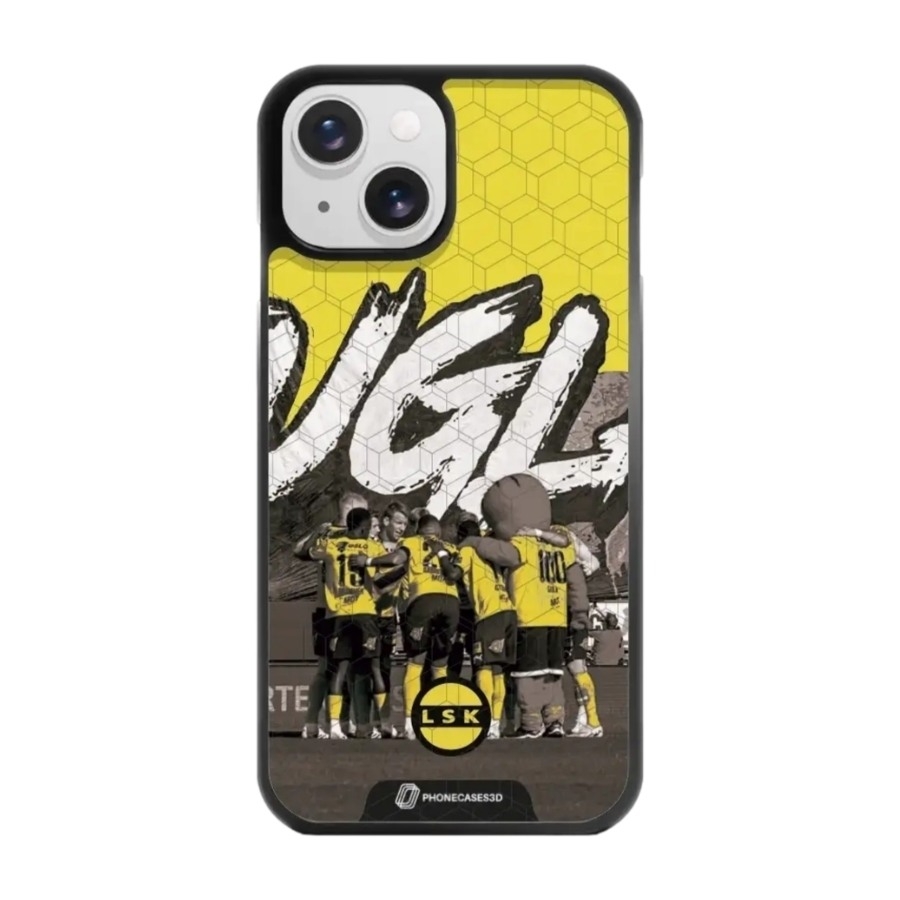 Phonecases3D iPhone 15 Lillestrøm SK 3D mobilcover, sort billede 1