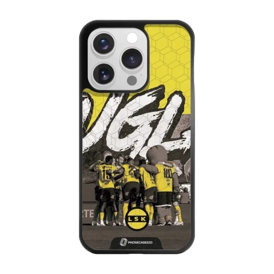 Phonecases3D iPhone 16 Pro Lillestrøm SK 3D mobilcover, sort billede 1