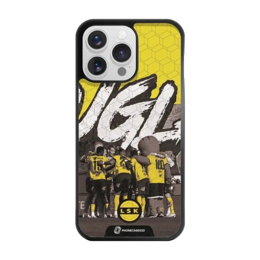 Phonecases3D iPhone 16 Pro Max Lillestrøm SK 3D mobilcover, sort billede 1