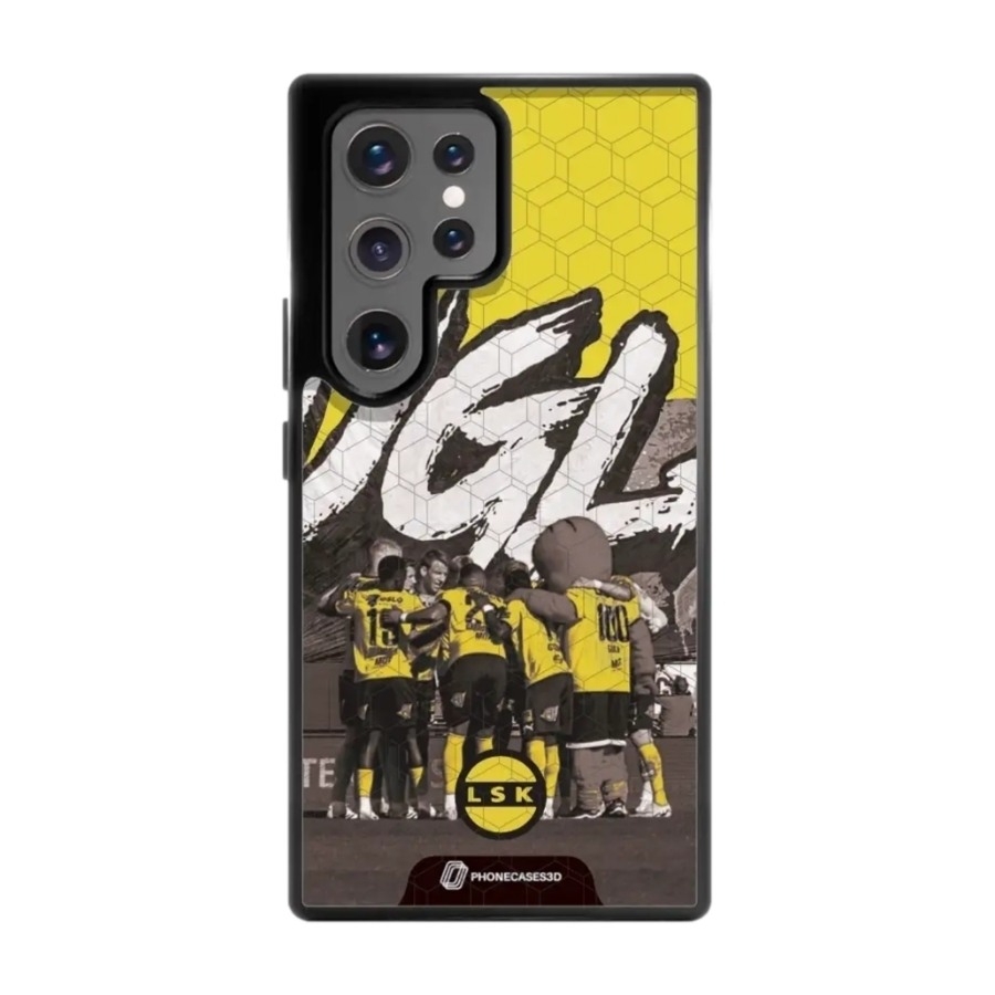Phonecases3D Samsung Galaxy S25 Ultra Lillestrøm SK 3D mobilcover, sort billede 1