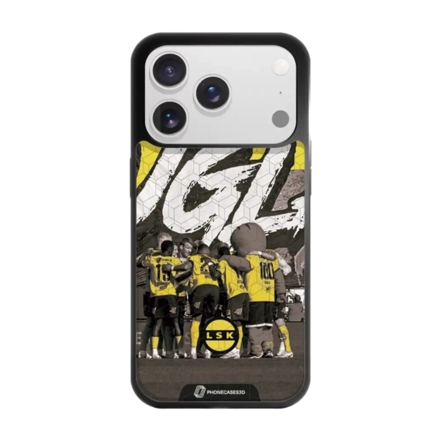 Phonecases3D iPhone 17 Pro Max Lillestrøm SK 3D mobilcover, sort billede 1