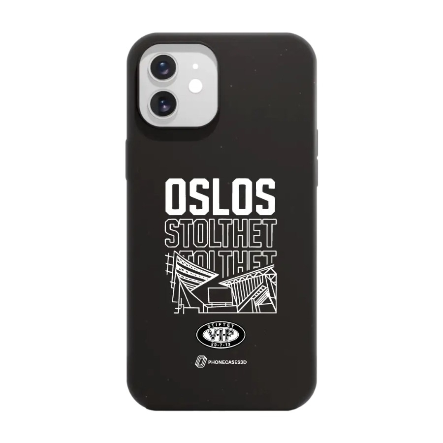Phonecases3D iPhone 12 VIF komposterbart cover, sort billede 1