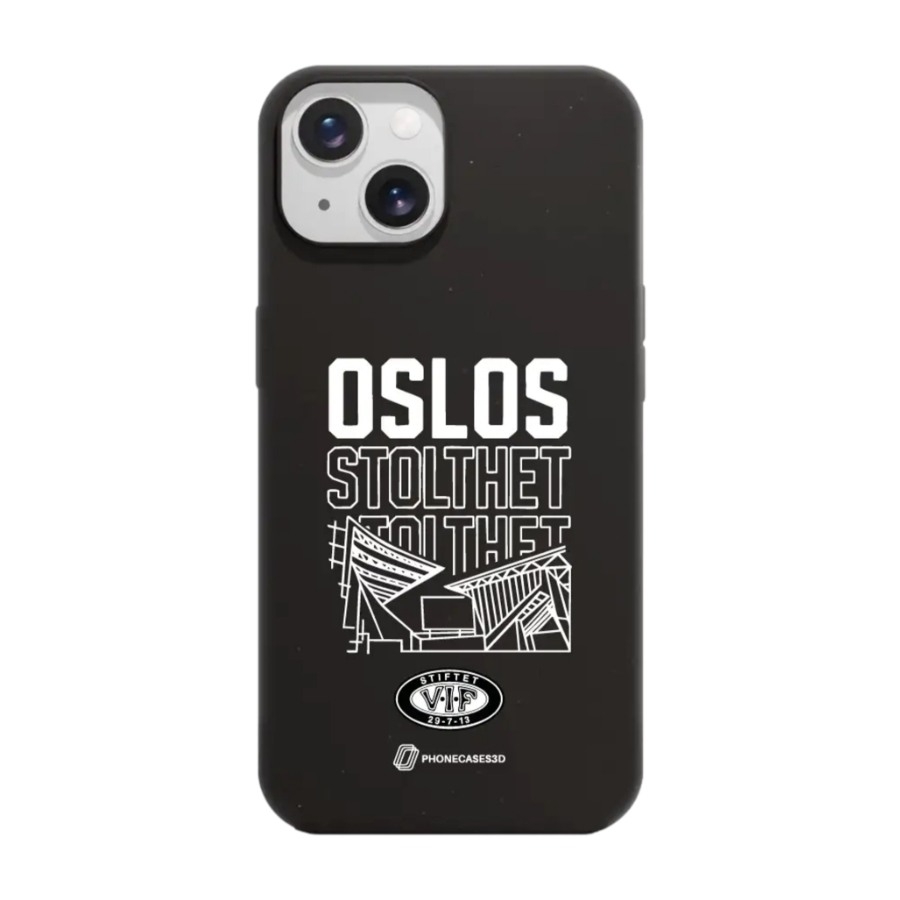 Phonecases3D iPhone 15 VIF komposterbart cover, sort billede 1