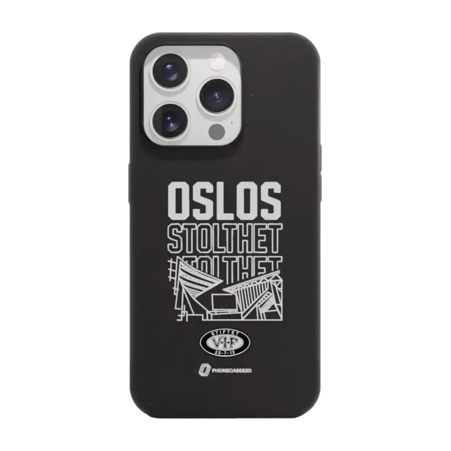 Phonecases3D iPhone 16 Pro VIF komposterbart cover, sort billede 1