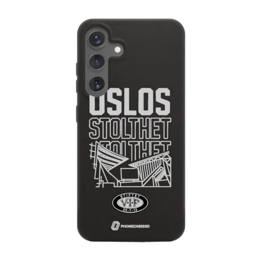 Phonecases3D Samsung Galaxy S25+ VIF komposterbart cover, sort billede 1