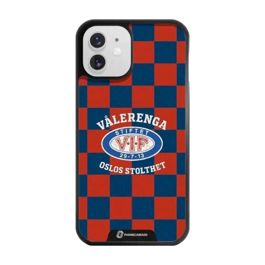Phonecases3D iPhone 12 VIF 3D mobilcover, sort billede 1