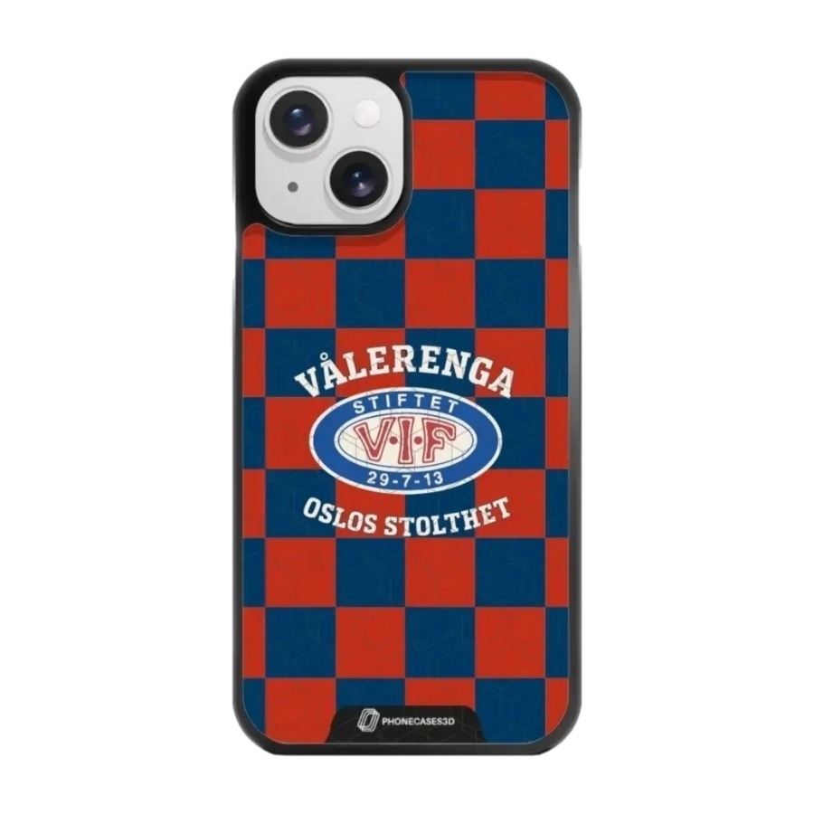 Phonecases3D iPhone 15 VIF 3D mobilcover, sort billede 1