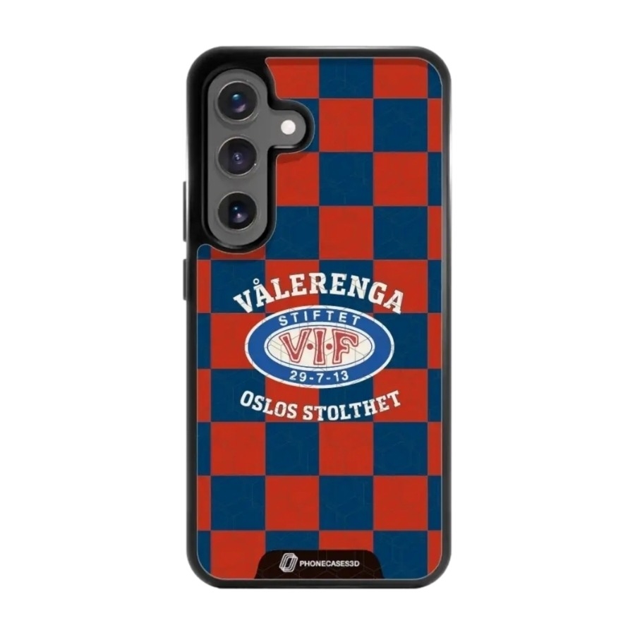 Phonecases3D Samsung Galaxy S25 VIF 3D mobilcover, sort billede 1
