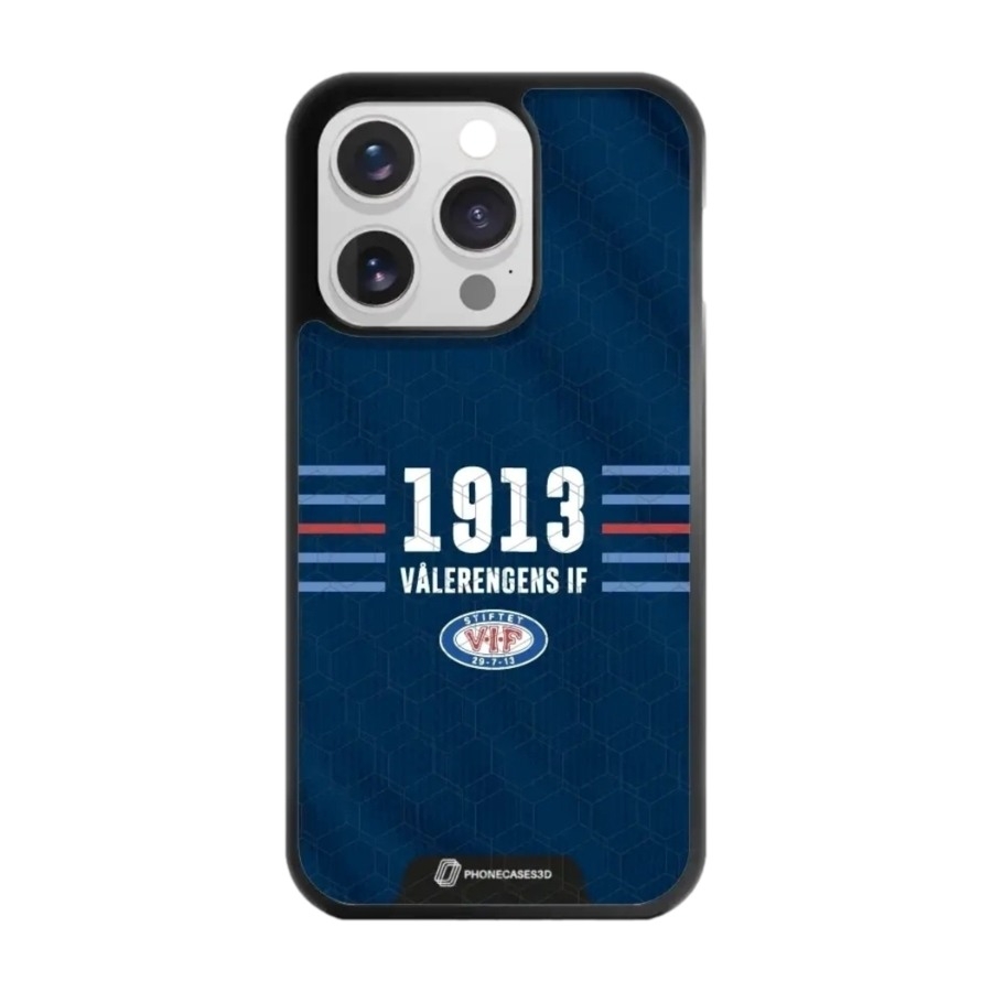 Phonecases3D iPhone 15 Pro VIF 3D mobilcover, sort billede 1