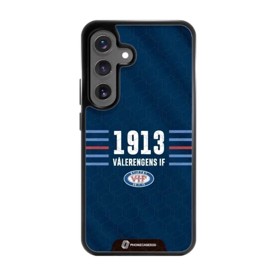 Phonecases3D Samsung Galaxy S25 VIF 3D mobilcover, sort billede 1