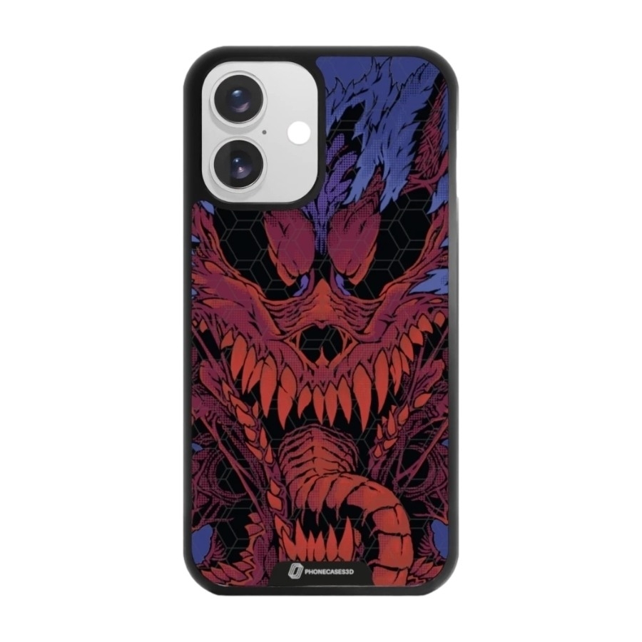 Phonecases3D iPhone 16 Urban Pixel 3D mobilcover, sort billede 1