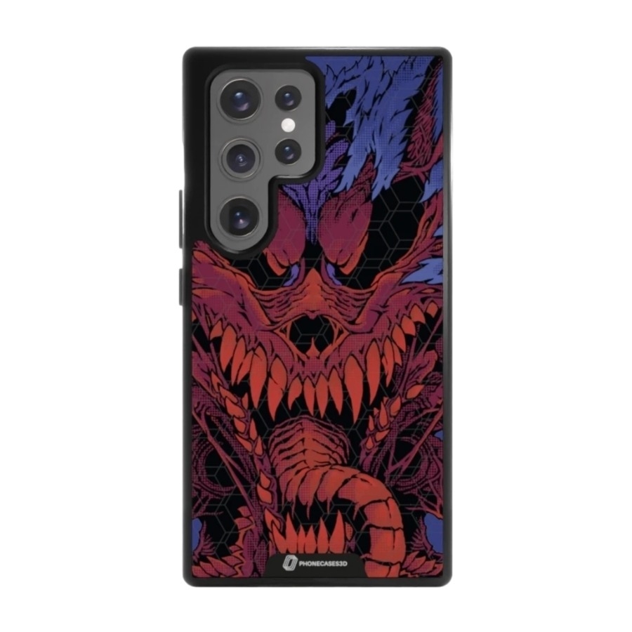 Phonecases3D Samsung Galaxy S25 Ultra Urban Pixel 3D mobilcover, sort billede 1