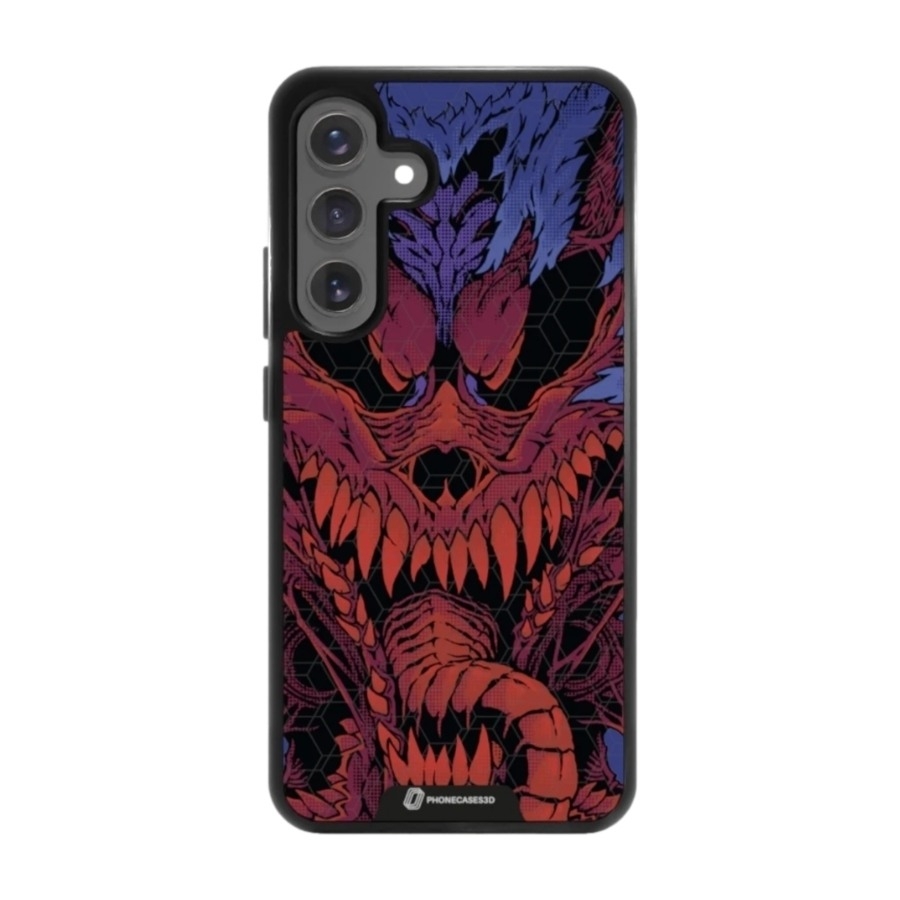 Phonecases3D Samsung Galaxy S25+ Urban Pixel 3D mobilcover, sort billede 1