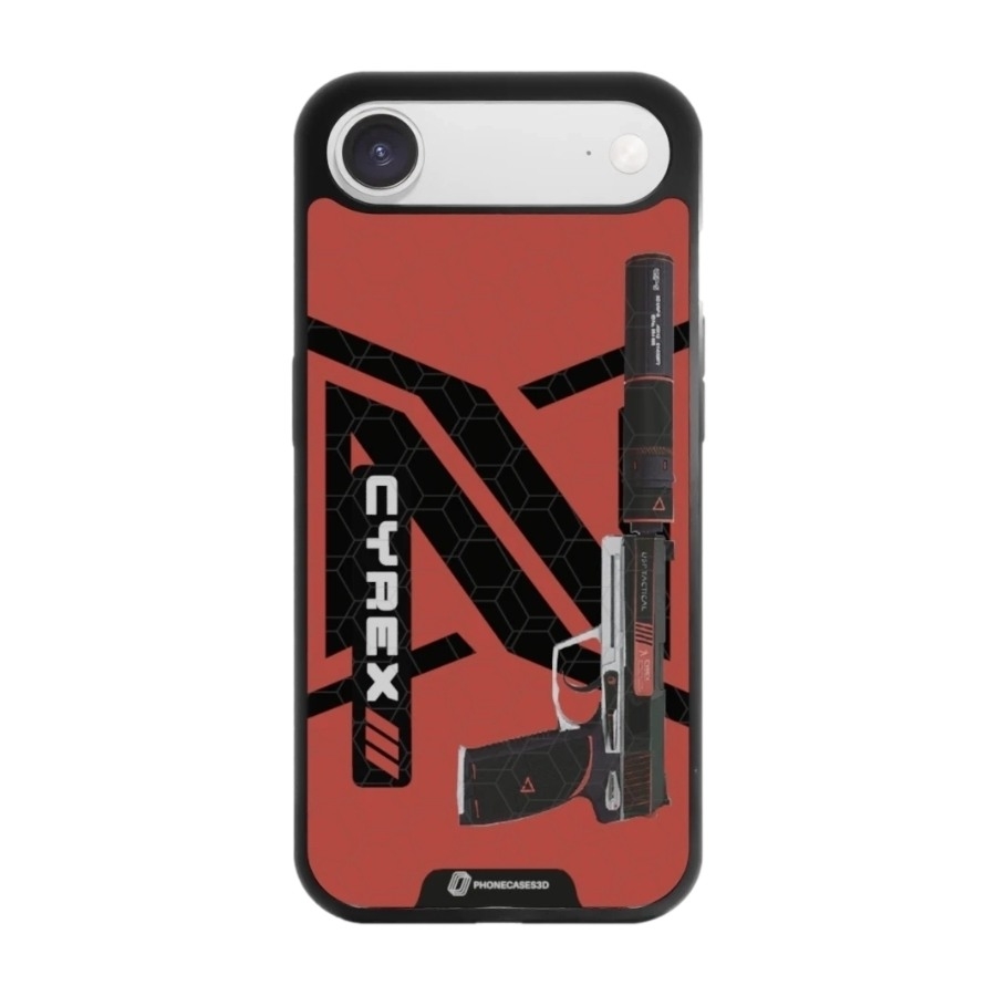 Phonecases3D iPhone Air Urban Pixel 3D mobilcover, sort billede 1
