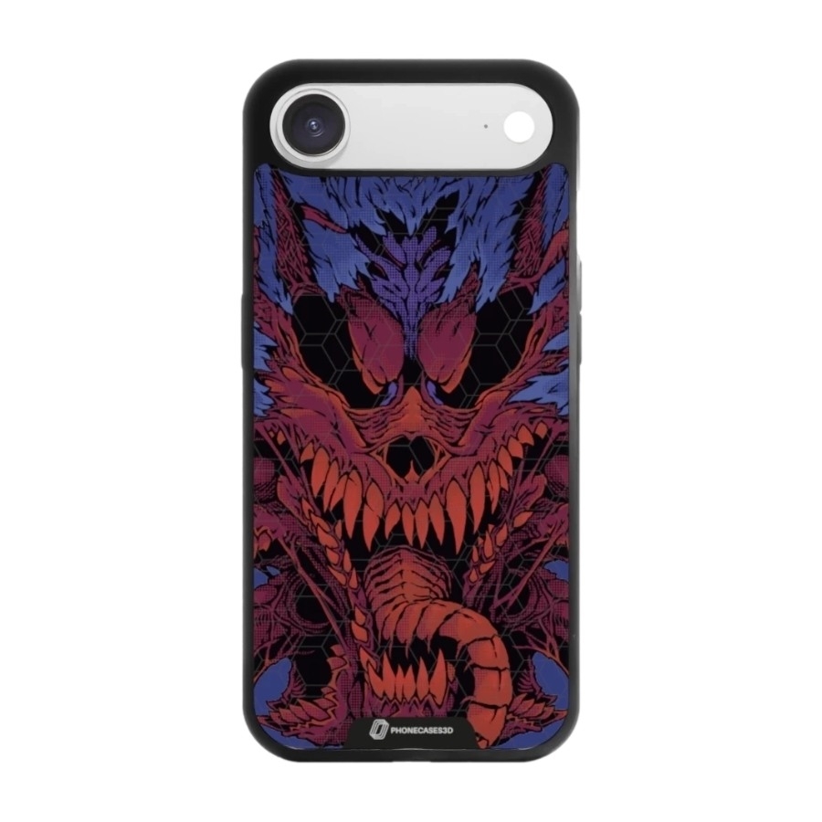 Phonecases3D iPhone Air Urban Pixel 3D mobilcover, sort billede 1