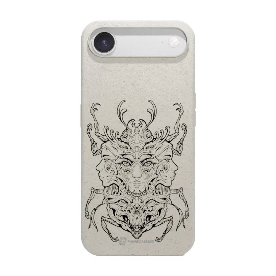 Phonecases3D iPhone Air Urban Pixel komposterbart cover, hvid billede 1