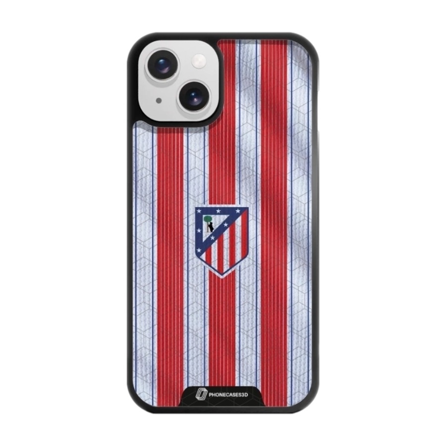 Phonecases3D iPhone 13 Atlético de Madrid 3D mobilcover, sort billede 1