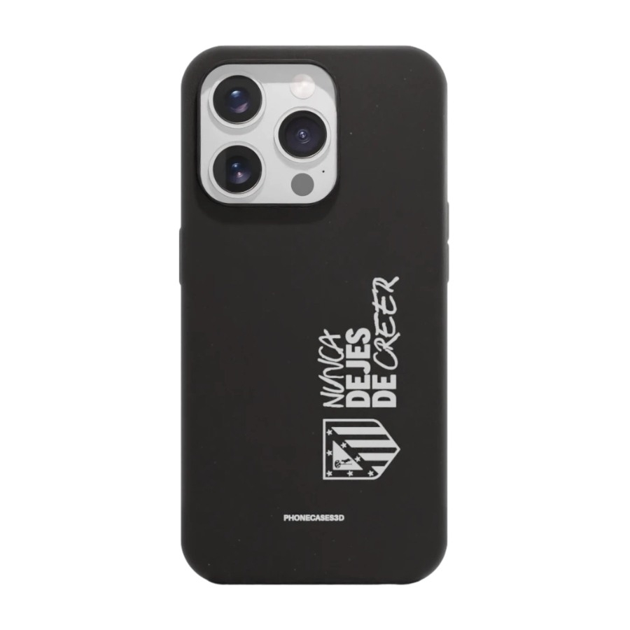 Phonecases3D iPhone 15 Pro Atlético de Madrid komposterbart cover, sort billede 1