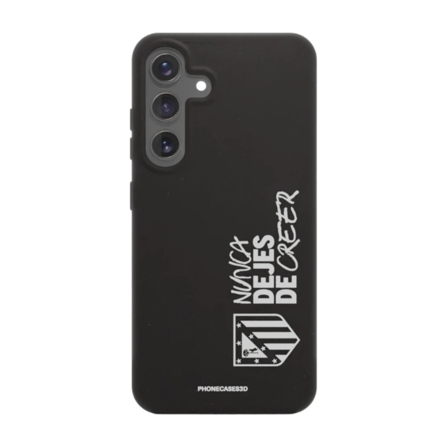 Phonecases3D Samsung Galaxy S25+ Atlético de Madrid komposterbart cover, sort billede 1