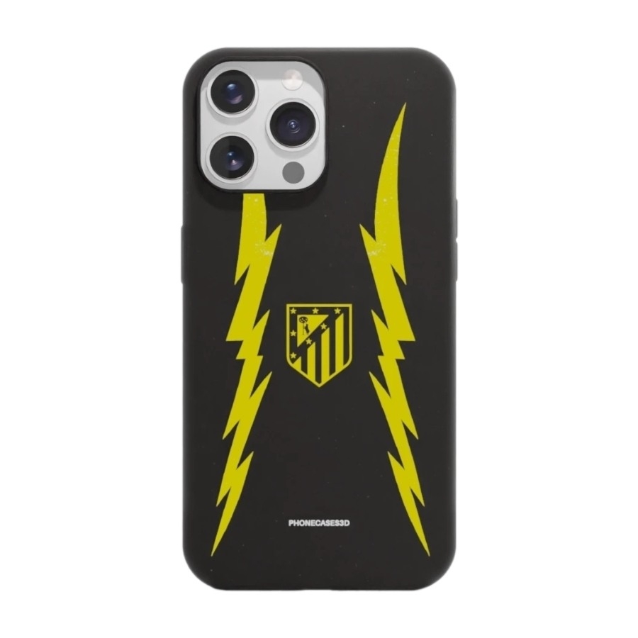 Phonecases3D iPhone 14 Pro Atlético de Madrid komposterbart cover, sort billede 1