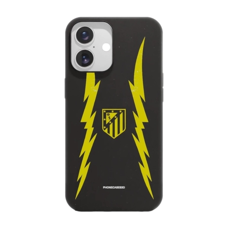 Phonecases3D iPhone 16 Atlético de Madrid komposterbart cover, sort billede 1