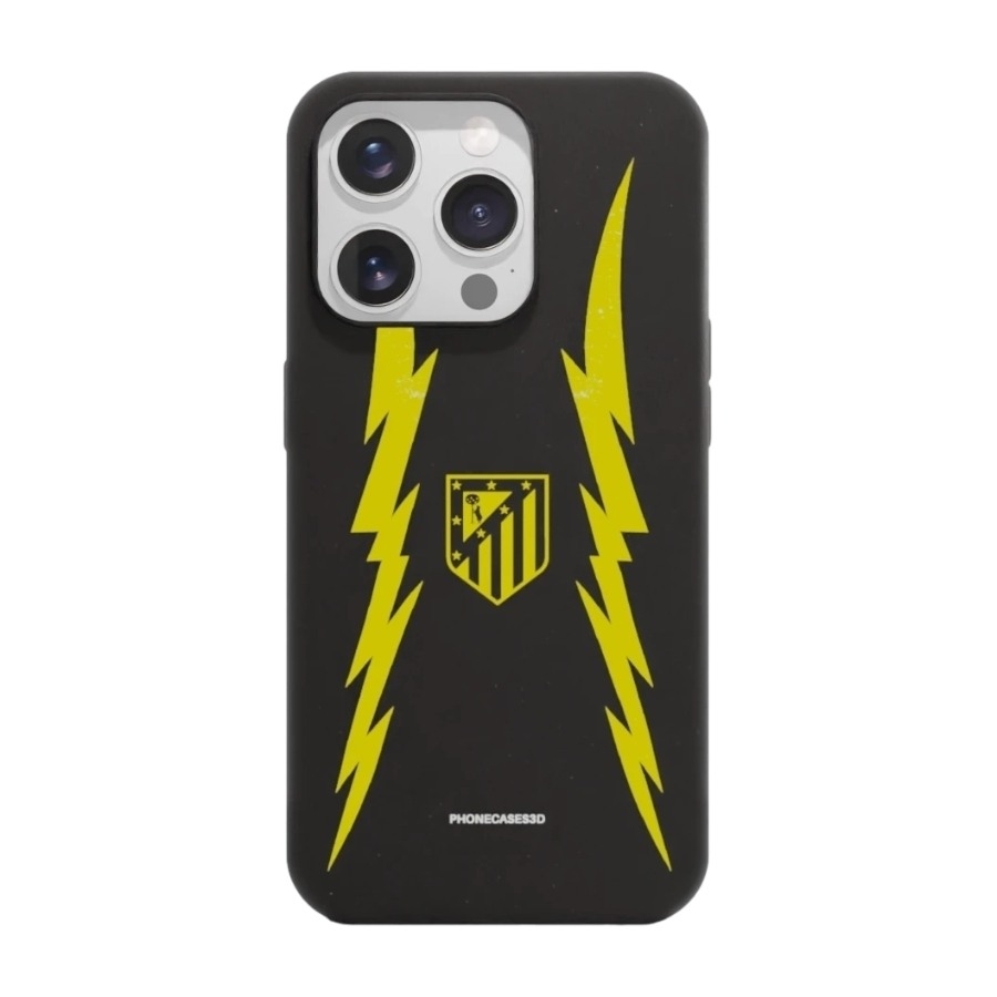 Phonecases3D iPhone 16 Pro Atlético de Madrid komposterbart cover, sort billede 1
